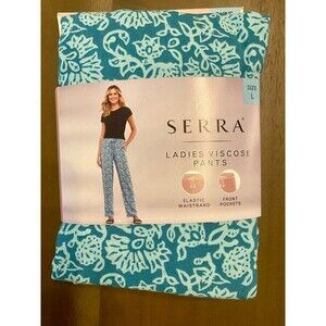 New Serra Ladies Viscose Pants Teal - Multiple Sizes